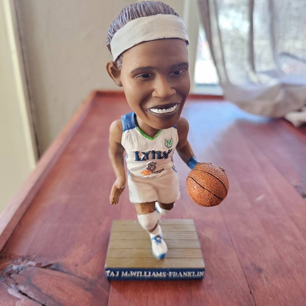 Taj Mcwilliams-Franklin Minnesota Lynx WNBA vintage 2000s bobblehead As Is